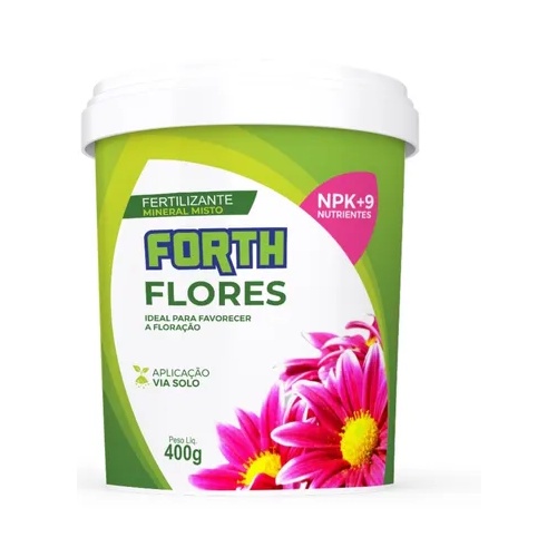 Adubo Fertilizante Forth Flores 400g - Jardineira Completo em Oferta na Shopee