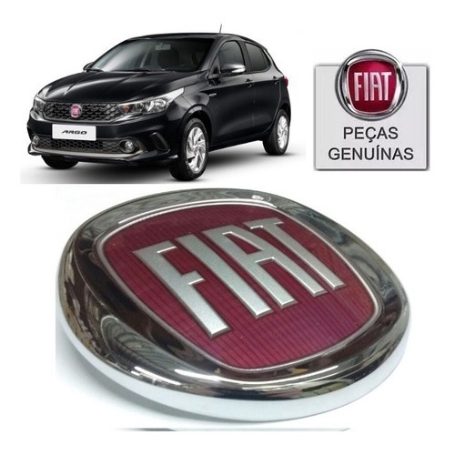 Emblema Fiat Dianteiro Original Genuíno Argo Cronos Ducato