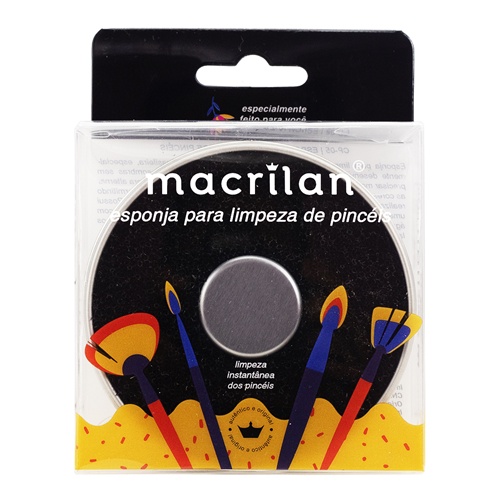 Esponja  para limpeza de pincéis CP-05 - Macrilan