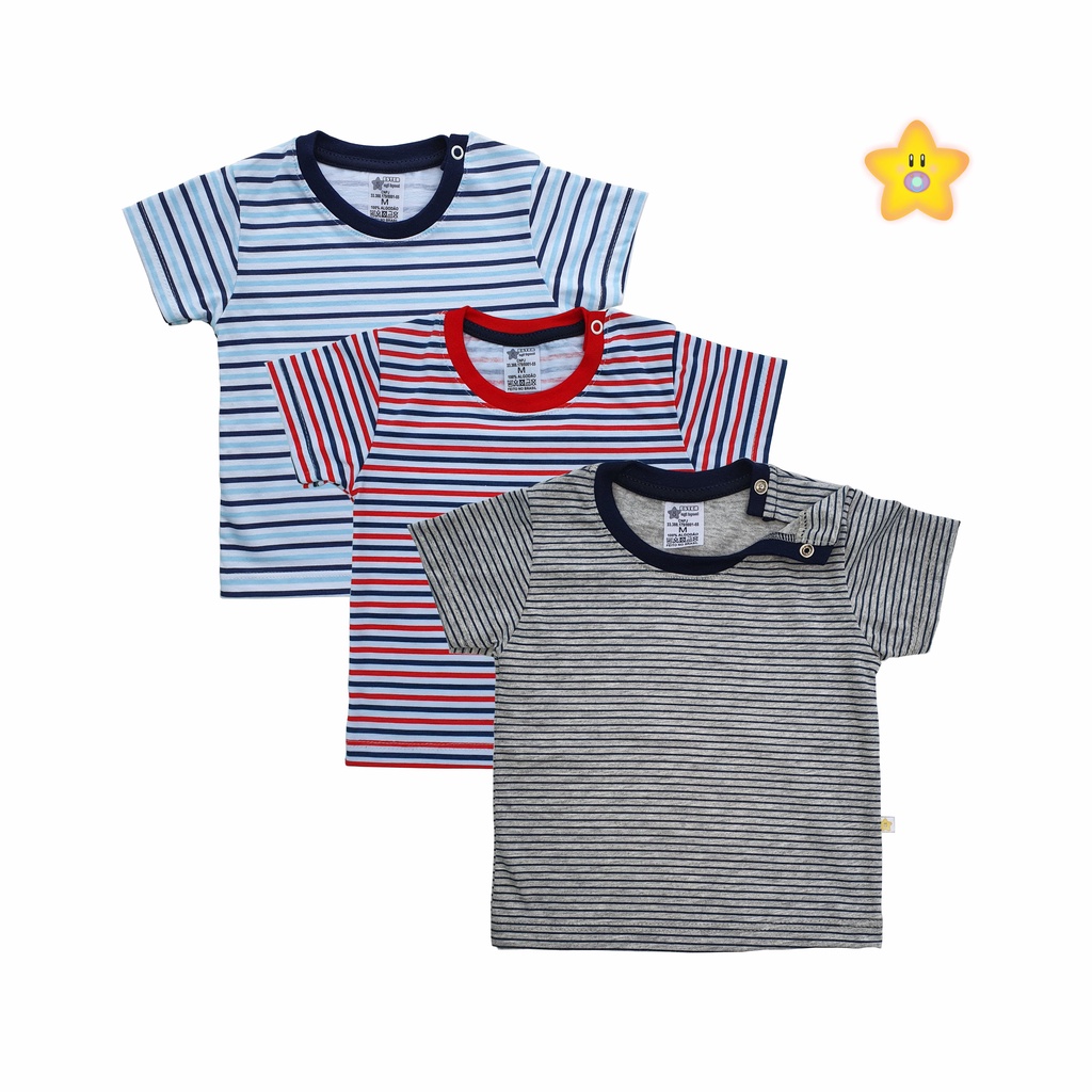 Camiseta Para Bebê Masculina Manga Curta Verão De 3 Meses A 6 Meses A 1 Ano