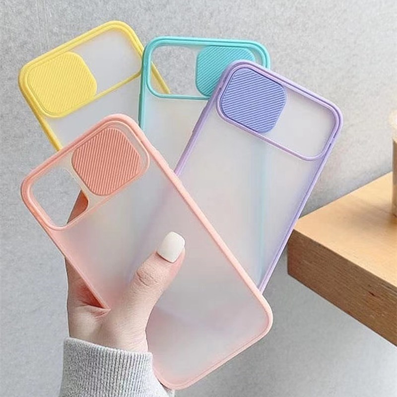 Slide Camera Protection Cases iPhone 12 11 Pro Max X XR XS Max 6 7 8