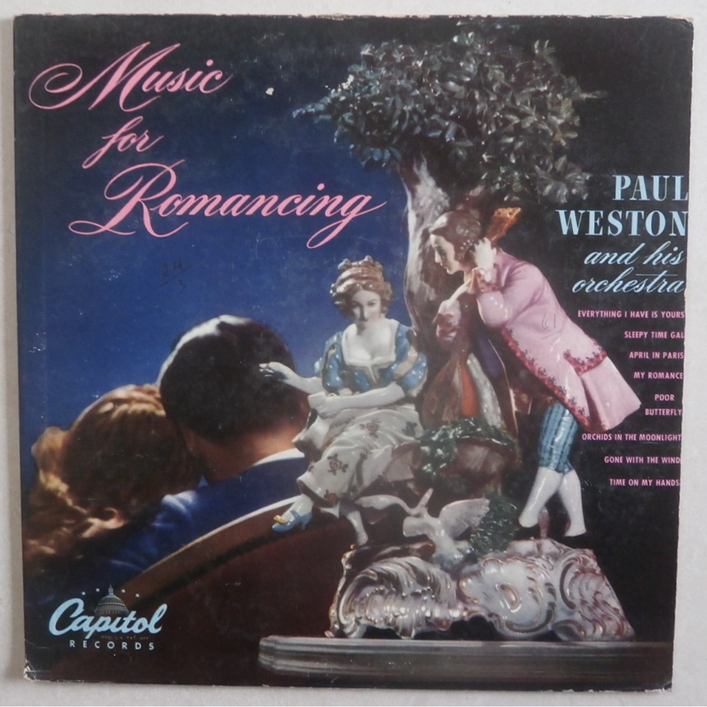 Lp 10p Paul Weston 1951 Music For Romancing, Disco De Vinil, Importado
