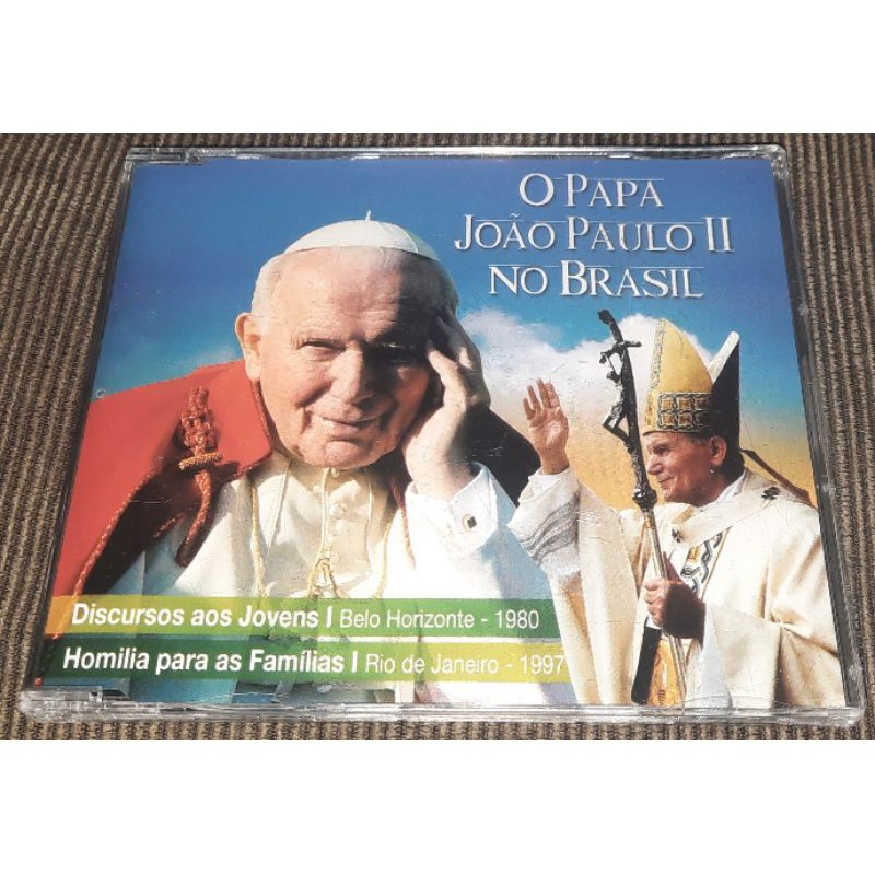 CD O Papa João Paulo II no Brasil original lacrado 7245