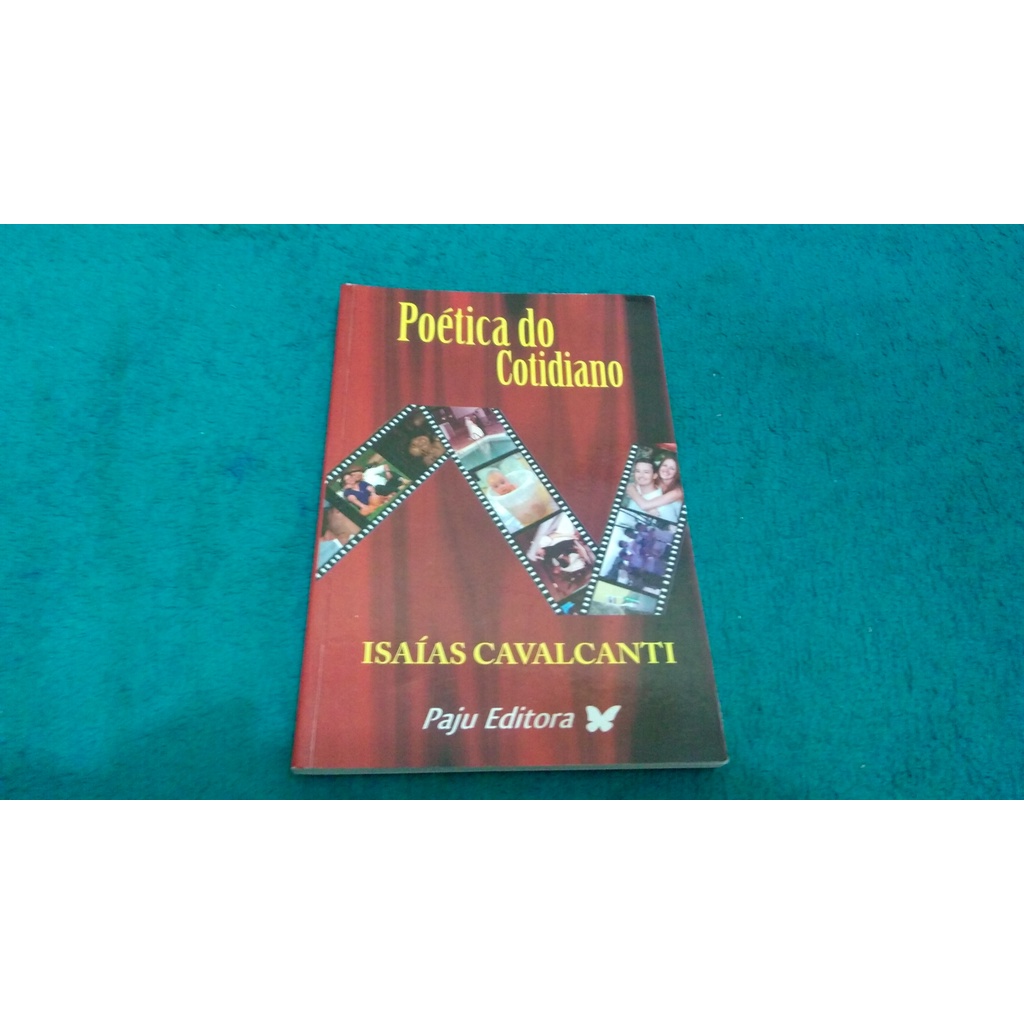 LIVRO, POÉTICA DO COTIDIANO, ISAÍAS CAVALCANTI