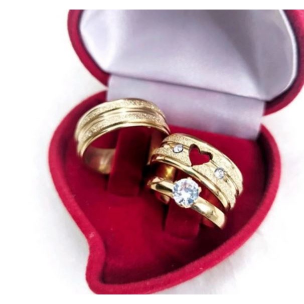 Kit Aliança Anel Casamento noivado 8mm vem o Par e Anel Solitário