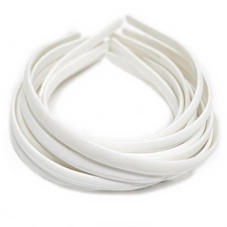 Tiara Lisa Branca Para Encapar 10 mm - 12 UNIDADES