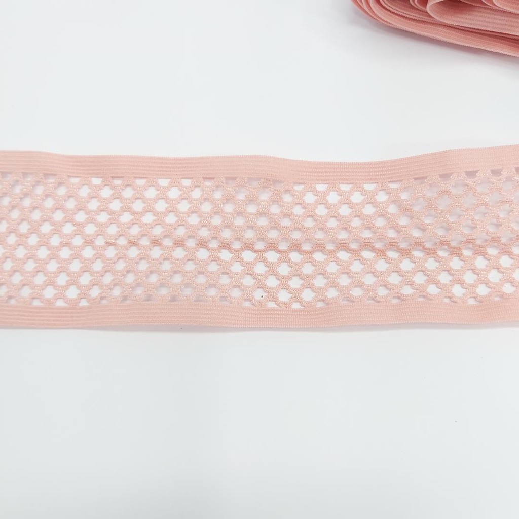 Renda Elástica 6cm Salmão o metro 12004 001 - 392Q3