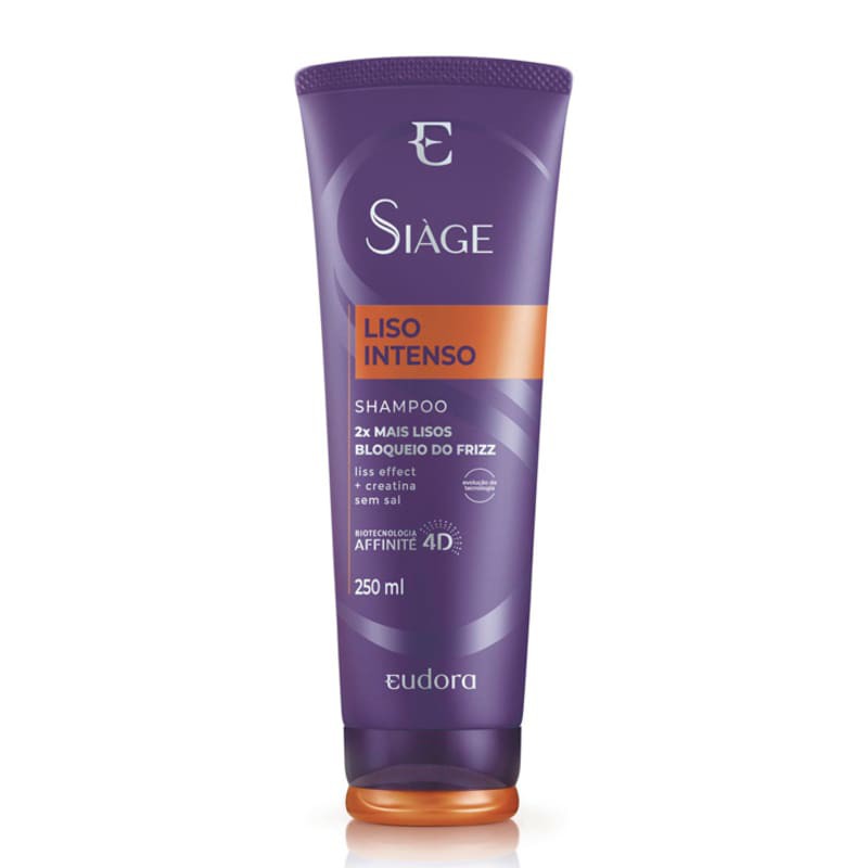Shampoo Siàge Liso Intenso 250ml(Nova versão) em Oferta na Shopee