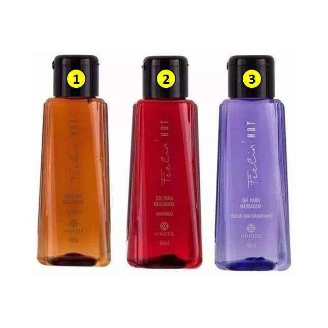 Feelin Hot Gel Para Massagem Baunilha 60g Hinode - Escolha O Seu