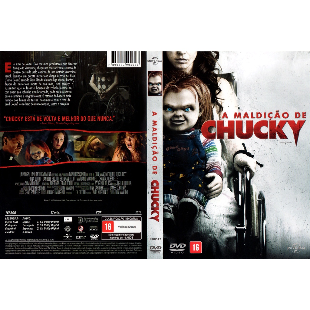 curse of chucky dvd label