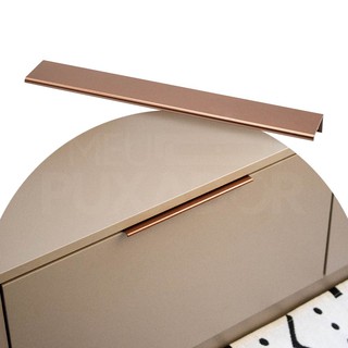 Puxador Tito Aluminio Slim Gaveta Rack Sala Quarto 192mm em Oferta na Shopee