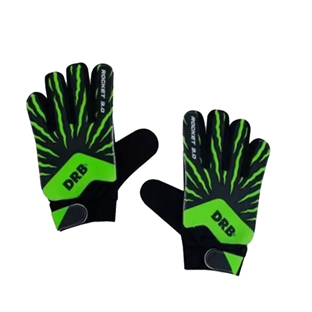 Luva de Goleiro Infantil Rocket 3.0 DRB Preto/Verde
