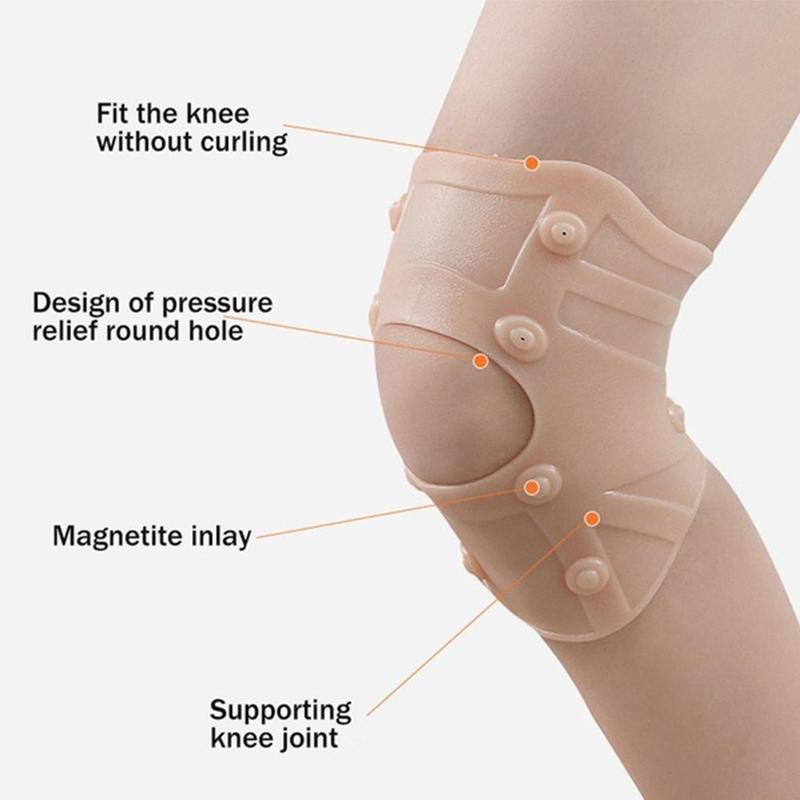 Joelheira Em Silicone Magnetica Para Circulação Comprenssão