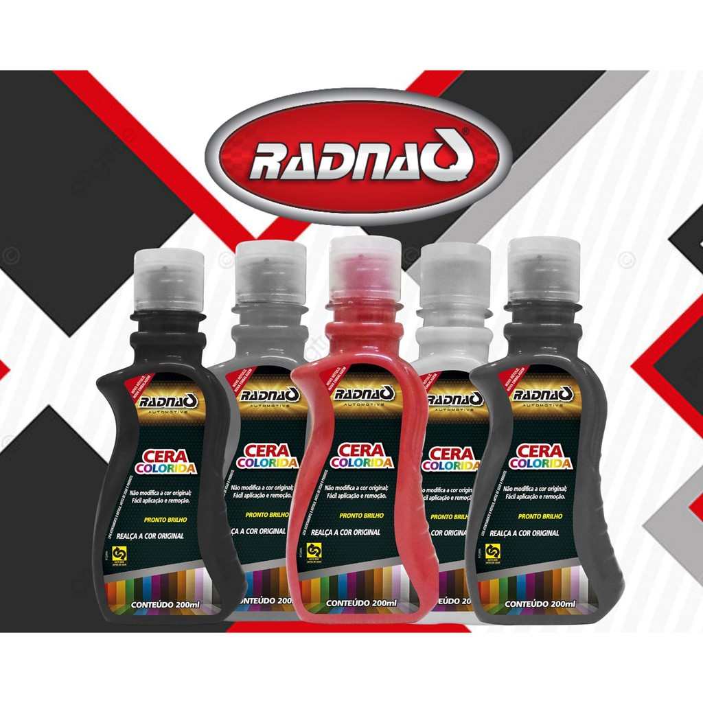 Cera Colorida Liquida Automotiva Radnaq Ml Shopee Brasil