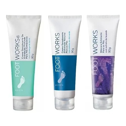 Creme Hidratante Desodorante para os Pés Avon Footworks