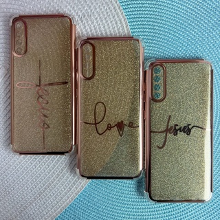 Capinha Metalizada Brilhosa / Samsung A30s / Capa Case Anti Impacto Feminina (CF37)