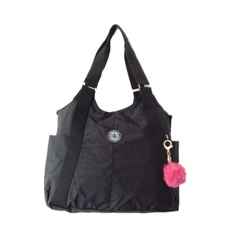 Bolsa Feminina Grande Nylon Tactel Ombro + Alças Transversal.