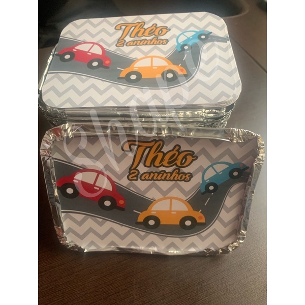 Marmitinhas Personalizadas Carrinhos Carros Brinquedos Shopee Brasil