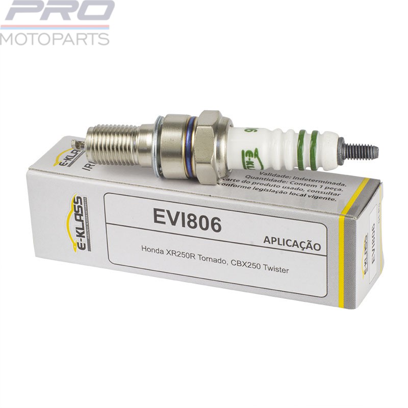 Vela de ignição Iridium Honda Twister Cbx250 2001 2002 2003 2004 2005 2006 2007 2008 - EVI806