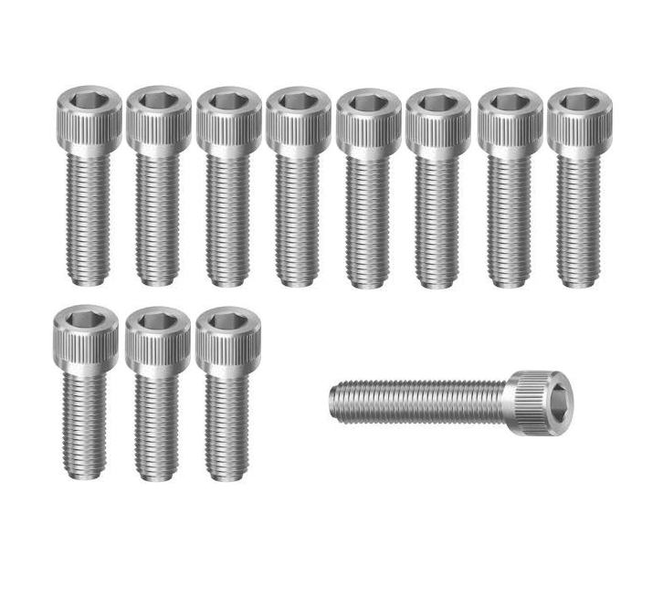 Kit parafusos inox tampa motor completo RD135 RD135Z RDZ135 DT180 DT180Z DTZ180 Trail 1981 a 1997