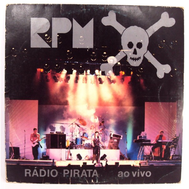 1343 Mvd- Lp 1986- RPM- Radio Pirata Ao Vivo- Revoluções Por Minuto- Rock- Disco Vinil Original- Long Play