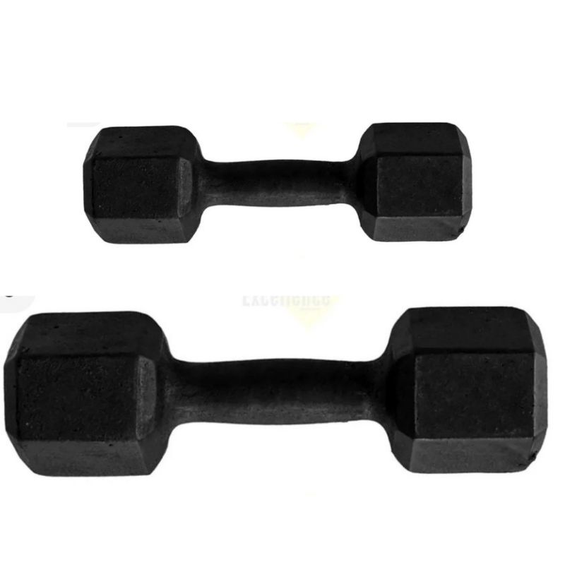 Halter halteres kit 3kg e 6kg (unidade) peso musculação aparelho de academia