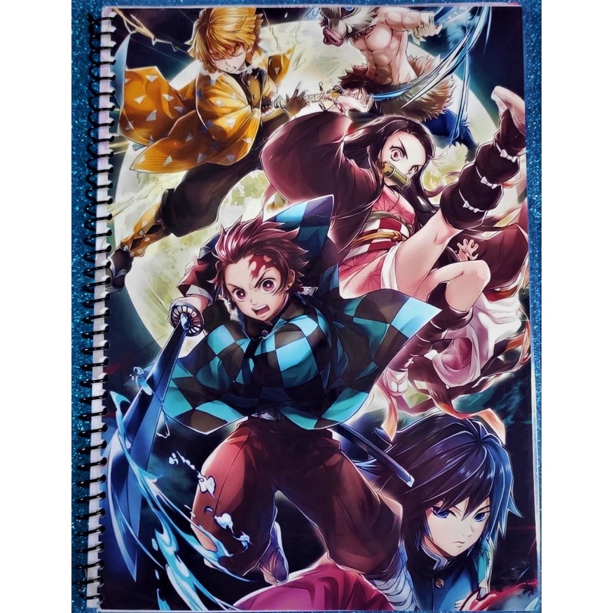 Caderno Universitário Personalizavel do Anime Kimetsu no Yaiba(Demon Slayer)
