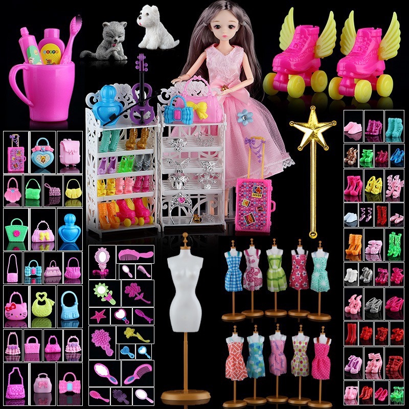 roupas e sapatos de barbie
