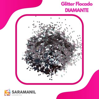 Glitter Flocado para Resina brilhos e efeitos - Saramanil em Oferta na Shopee