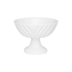 Conjunto com 6 Taças de Sobremesa Soleil White