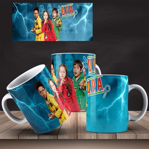 Caneca Porcelana Detetives Do Prédio Azul Dpa