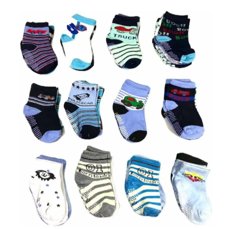 Par de meias infantil masculina de 4 a 6 anos