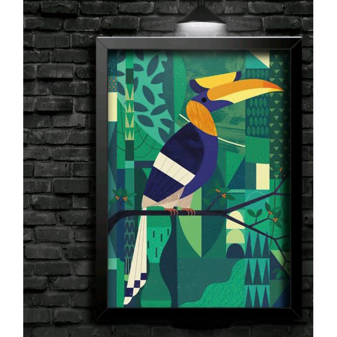 Quadro Decorativo De Animal - Tucano - Bichinhos Da Natureza – Animais - Paisagem - Criação De Deus - Passaro