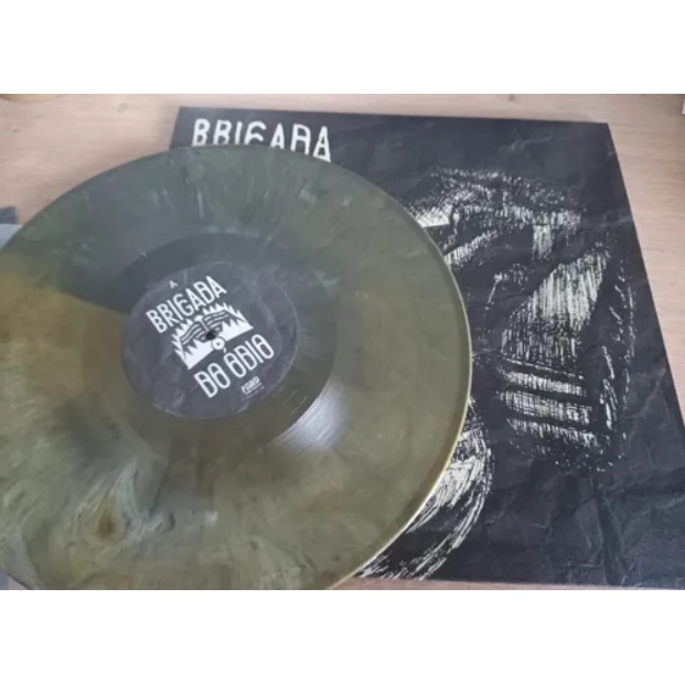 LP brigada do ódio - vinil splatter, colorido, novo, punk, grindcore