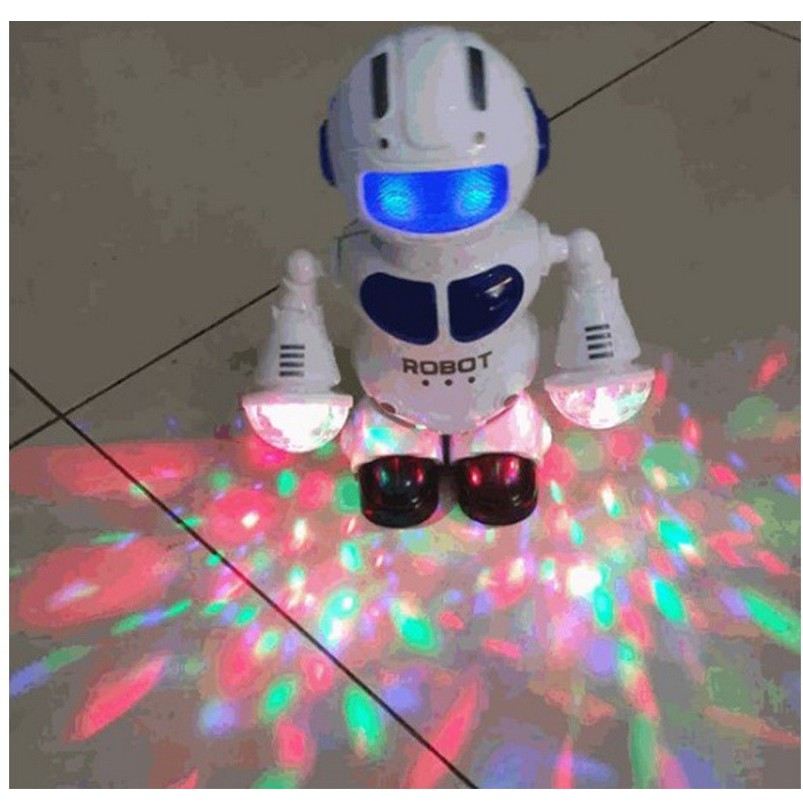 Robo Dançarino Infantil Brinquedo Com Luz Som Musica Robo Que Dança Show De Luzes Brinquedo Pet | Shopee Brasil