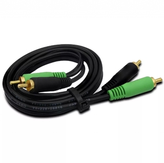 Cabo Rca 4mm 1 Metro 1m Pontas Blindadas - Tech One