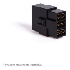 Conector 6 Vias Com Trava Technoise