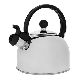 Chaleira Com Apito Fixo Esmaltada Inox - Hercules