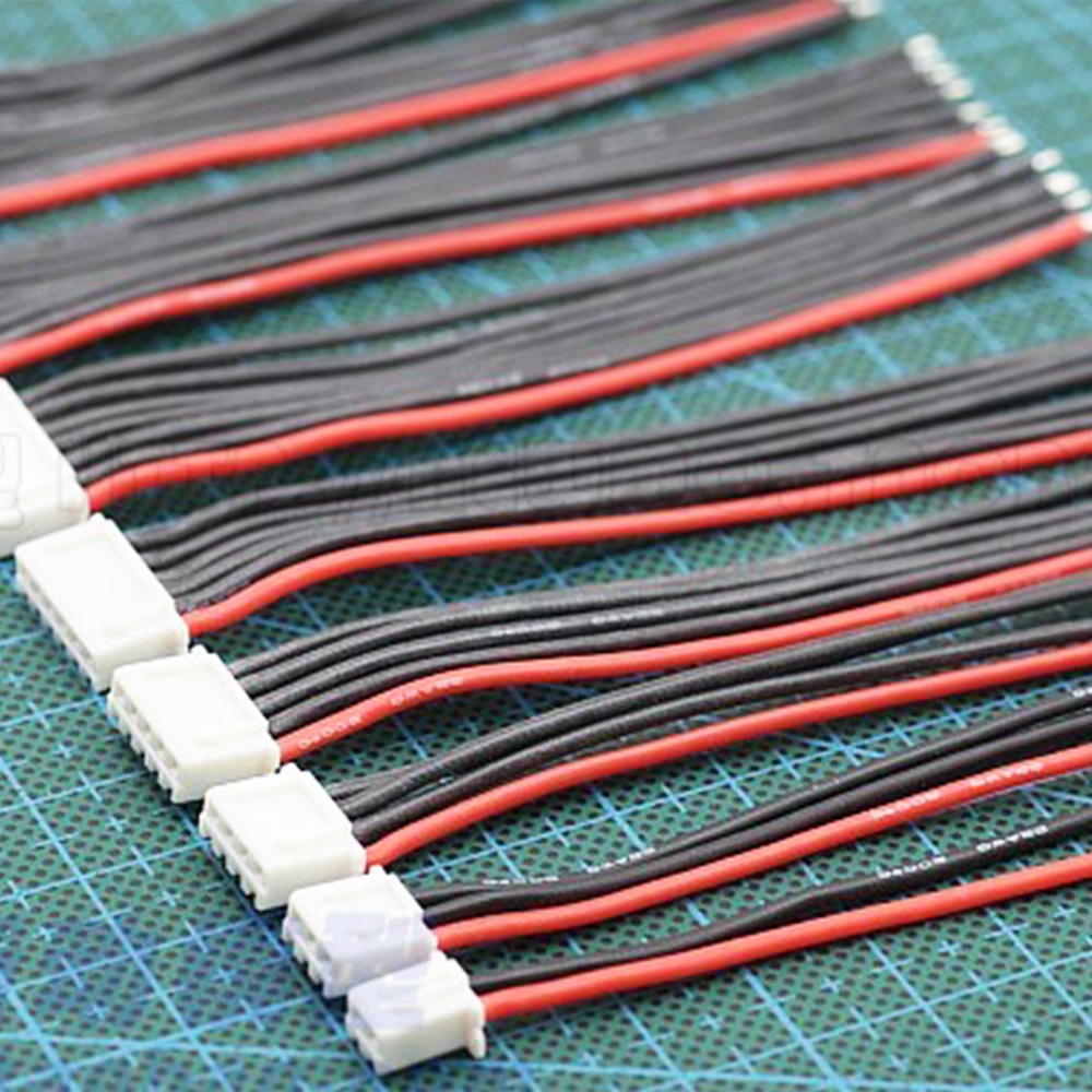 5 Pçs/Lote 1S 2S 3S 4S 5S 6S Lipo Bateria Carregador De Equilíbrio Cabo IMAX B6 Conector Plug Fio Atacado