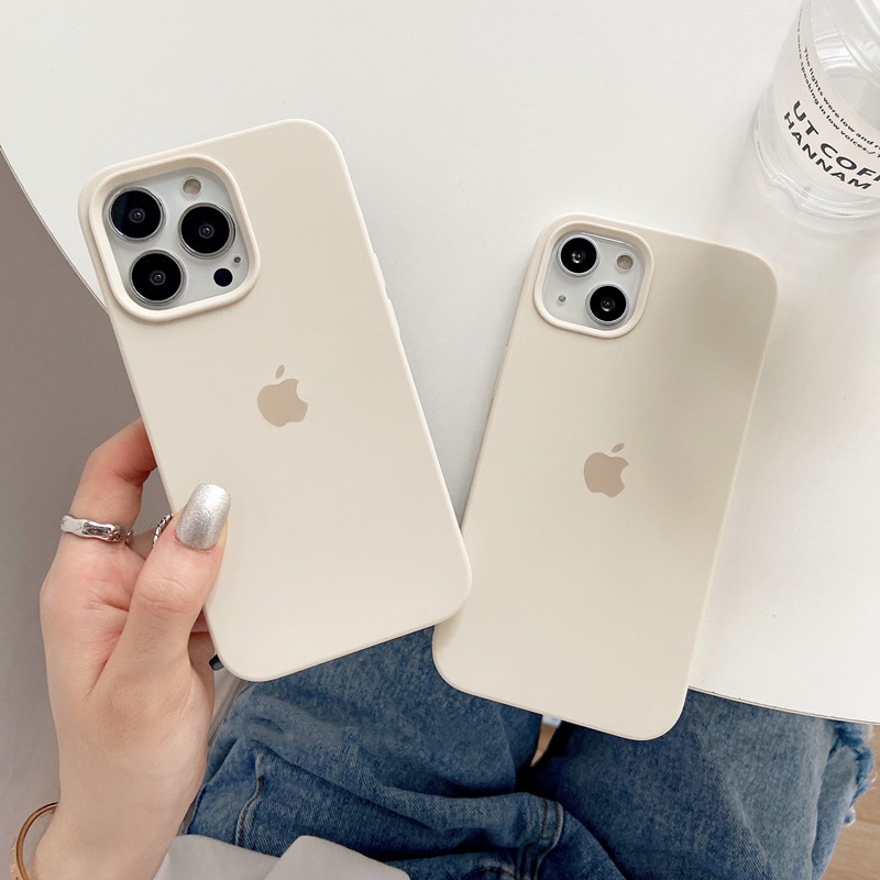 Arroz Branco Para iPhone 17/16/15/13/14/12/11/Pro max/Ar/XS XR/7/8/Plus/SE/Mini/Capa De Telefone De silicone Líquido em Oferta na Shopee