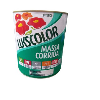Massa Corrida Pva Interior 3,6 litros - Lukscolor em Oferta na Shopee