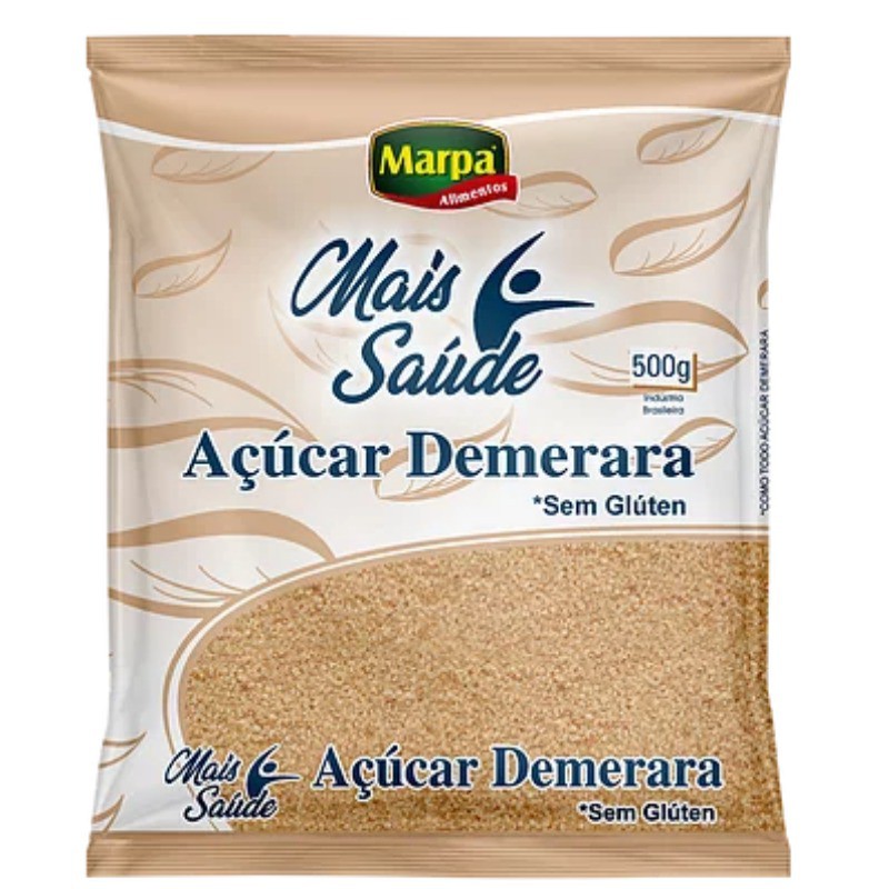 Açúcar Demerara 500g Premium Linha Mais Saúde | Shopee Brasil