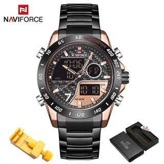 Naviforce 9171 Relógio De Pulso Esportivo Digital Masculino À Prova D