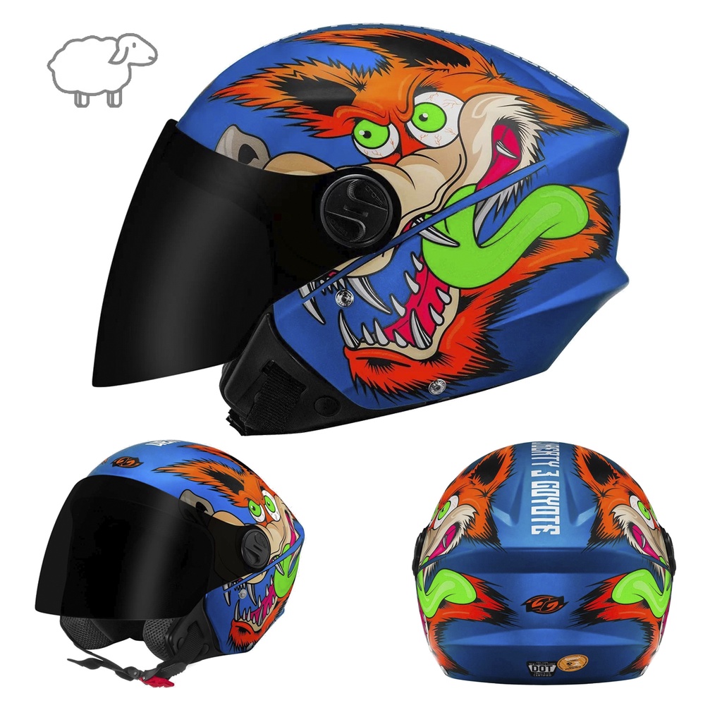 Capacete Aberto Masculino Feminino New Liberty Three Elite Viseira Cristal  - Pro Tork - Capacete de Moto - Magazine Luiza