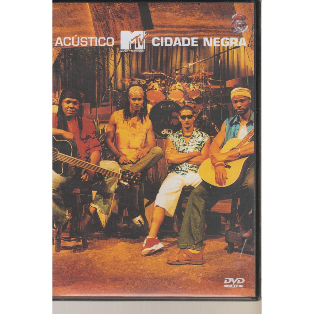 Dvd Cidade Negra 2002 Acústico Mtv Participação Gilberto Gil
