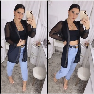 cardigan de tule