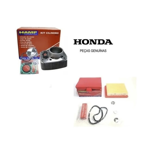 Kit Cilindro Motor + Kit Revisão Bros 150 2012 Original Hamp