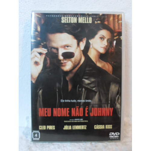 Dvd  Meu Nome Não E Johnny - Original - Selton Mello