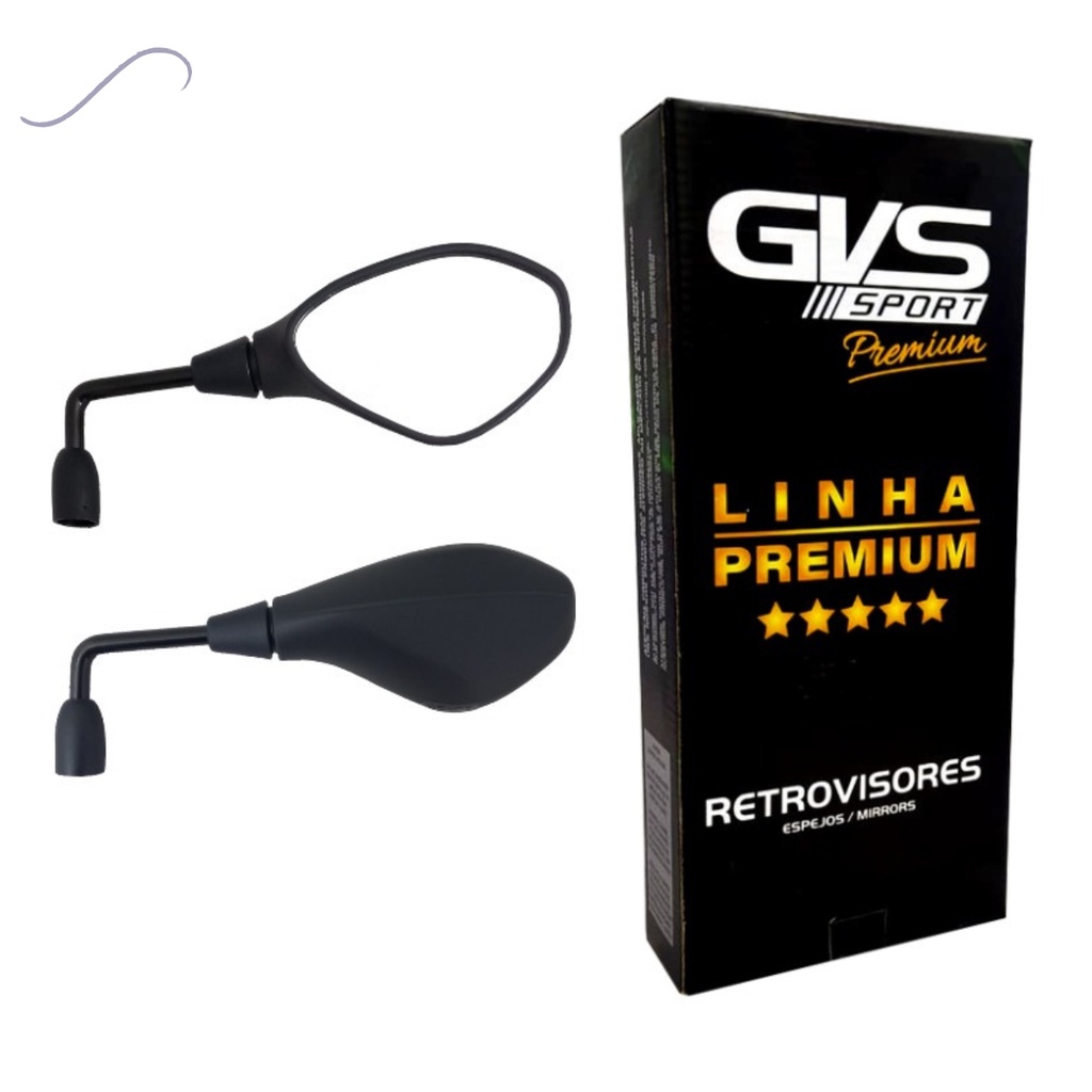 Retrovisor Espelho BMW F800 Haste Longa Rebaixada 90° Lente Convexa Fumê Honda em Oferta na Shopee