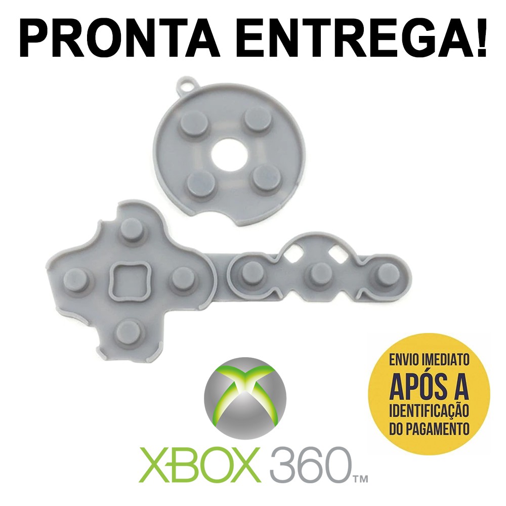 Kit Borrachas Condutivas Xbox 360 Reparo Controle Novas!
